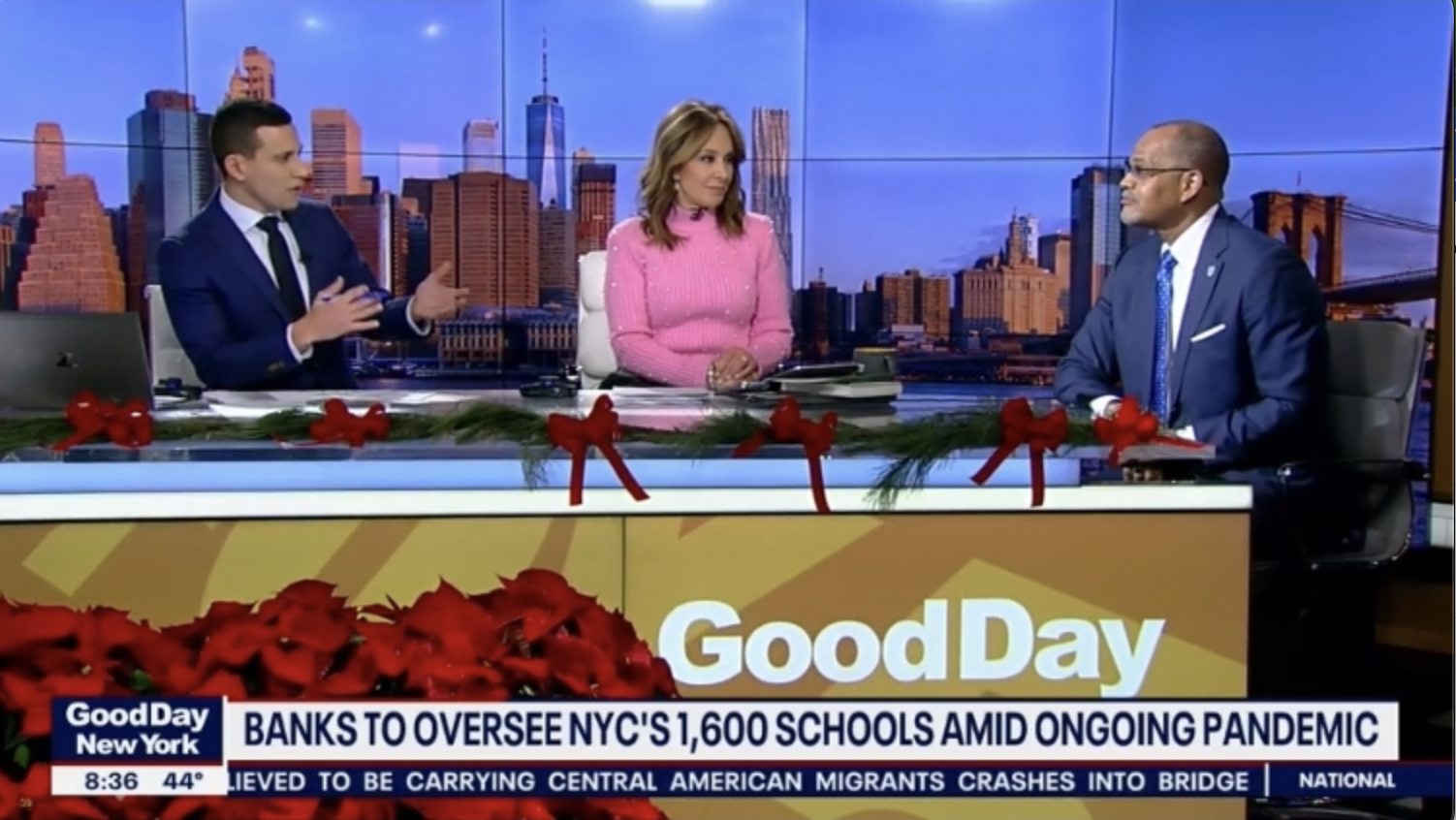 Screenshot of GoodDay New York Interview