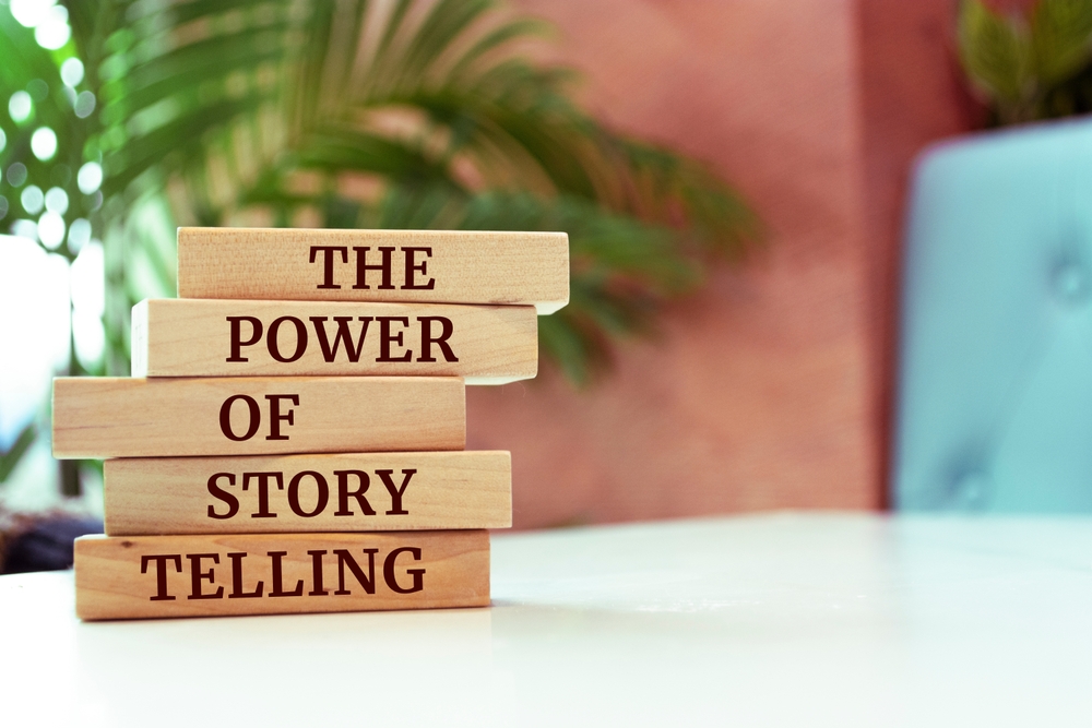Wooden Blocks with Words The Power of Storytelling