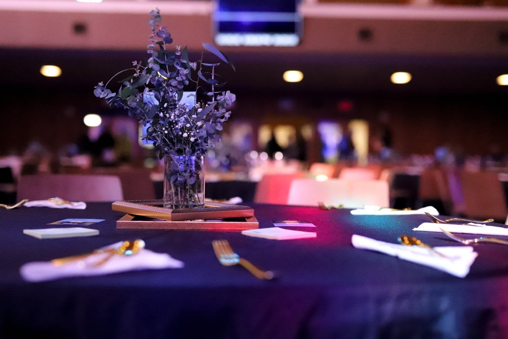 Table Set Up for Nonprofit Fundraising Event